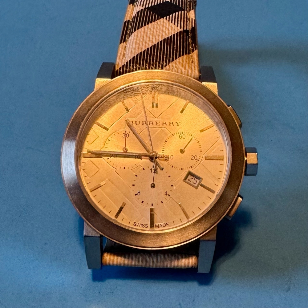 Burberry Check Strap Watch